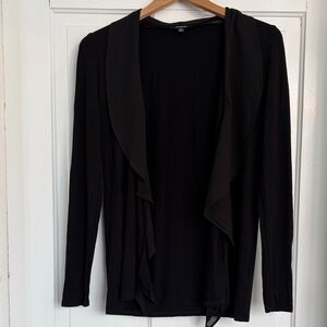 Black Draped Knit Cardigan Women’s Size XS